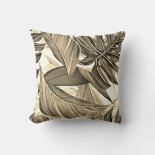 Coussin Feuille, tropical, exotique