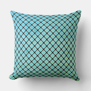 Coussin Feuille verte de minuscules Carrés