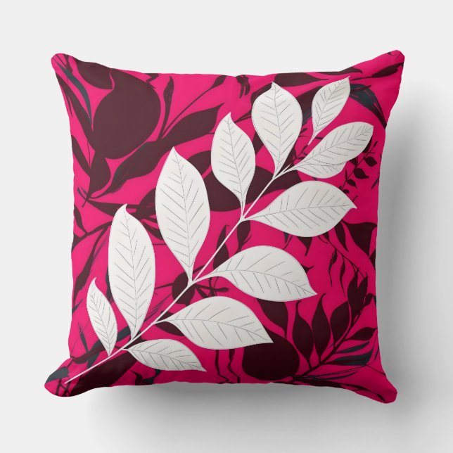Coussin Feuilles  (Recto)