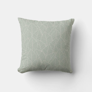 Coussin Feuilles apaisants neutres