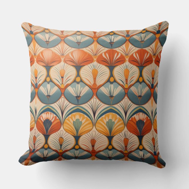 Coussin Feuilles d'art moderne (Recto)