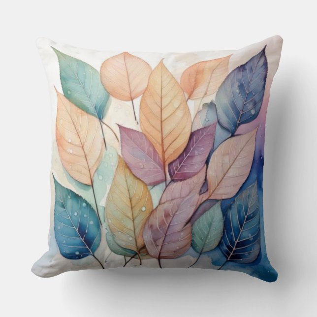 Coussin Feuilles d'automne (Recto)
