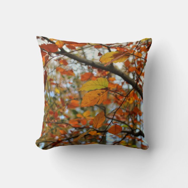 Coussin Feuilles d'automne (Recto)
