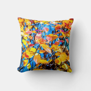 Coussin Feuilles d'automne colorées