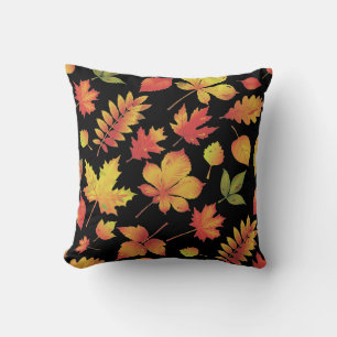 Coussin Feuilles d'automne lumineuses