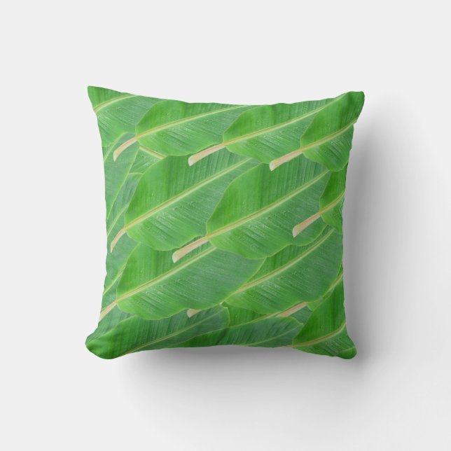 Coussin Feuilles de bananes (Recto)