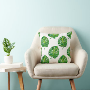 Coussin Feuilles de Monstera