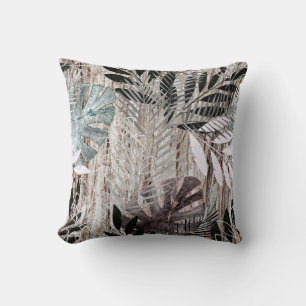 Coussin Feuilles de palmier, arbre, tropical, Botanique