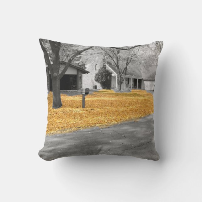 Coussin Feuilles d'été indiens (Recto)