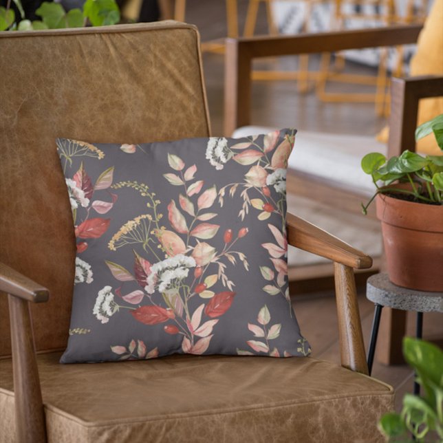 Coussin Feuilles en terre cuite (Créateur téléchargé)