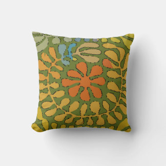 Coussin Feuilles forestiers
