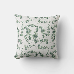 Coussin Feuilles fraîches d'Eucalyptus