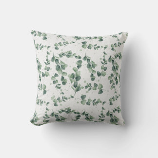 Coussin Feuilles fraîches d'Eucalyptus