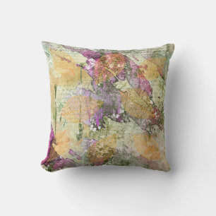 Coussin Feuilles Gold Orange Fall Leaf sur la page de déco