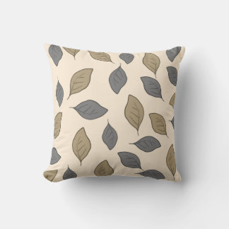 Coussin Feuilles motif mignons