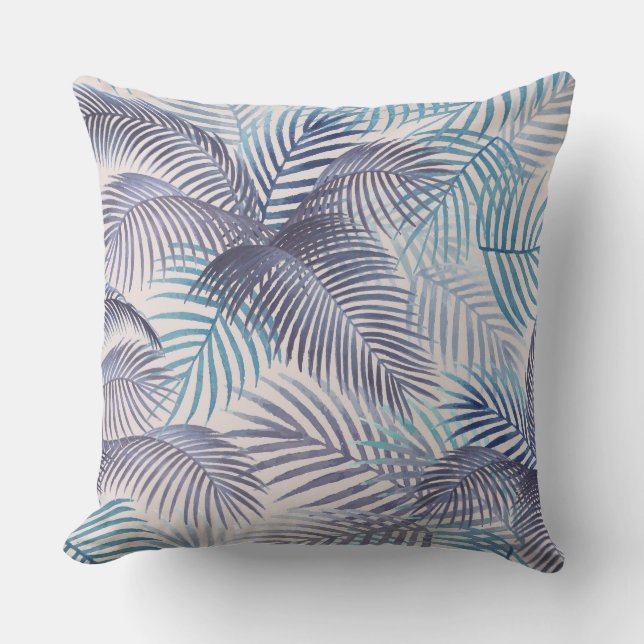 Coussin Feuilles Palm (Recto)