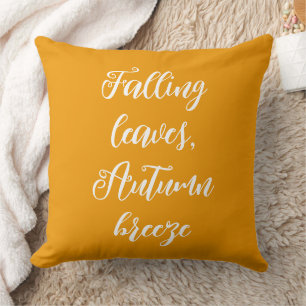 Coussin Feuilles qui tombent Brise d'automne Mangue Coussi