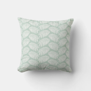 Coussin Feuilles Tropicales Vertes