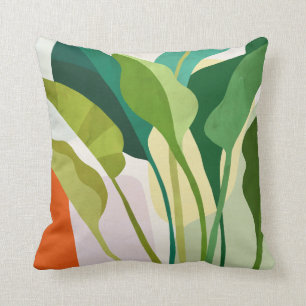 Coussin Feuilles tropicaux