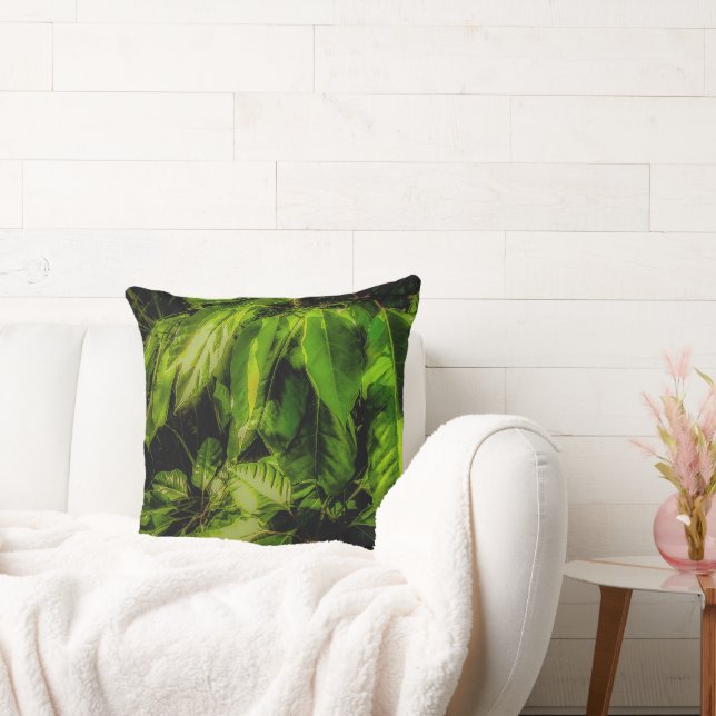 Coussin Feuilles verts à Sunlight (Canapé)