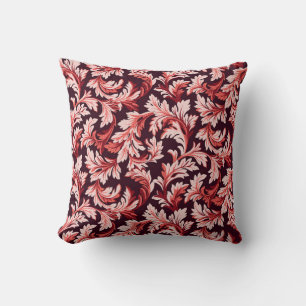 Coussin Feuilles vintages Spiral Baroque, Texturé.