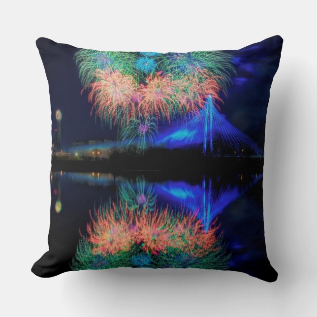 Coussin Feux d'artifice (Recto)