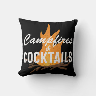 Coussin Feux De Campagne Et Cocktails