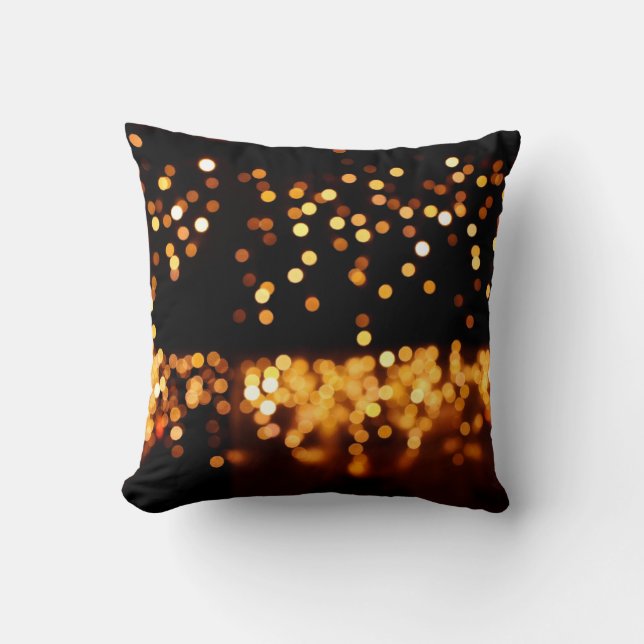 Coussin Feux de parties scintillant Abstraits (Recto)