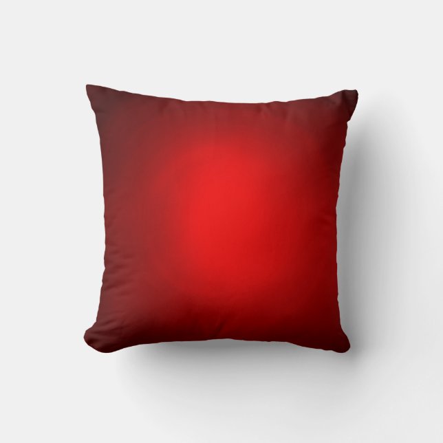 Coussin Feux rouges abstraits (Recto)