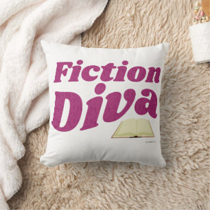 Coussin Fiction Diva Sassy Auteur Design Slogan