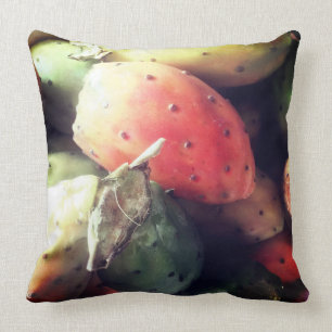 Coussin Ficurinnia/carreau sicilien de figue de Barbarie