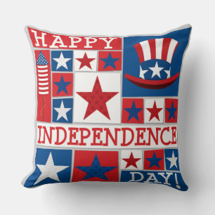 Coussin Fier American USA Patriotic Stars and Stripes