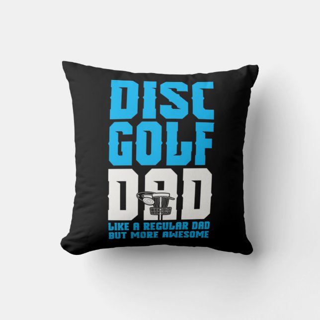 Coussin Fier Disk Golf Papa (Recto)
