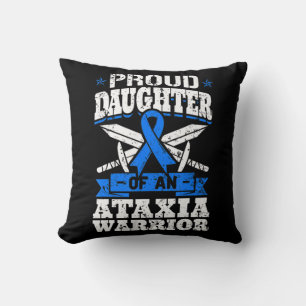 Coussin Fier Fille D'Un Guerrier Ataxien Sensibilisation B
