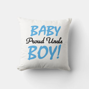 Coussin Fier Oncle Baby Boy Cadeaux