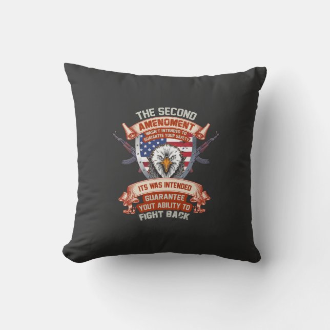 Coussin Fier vétéran de l'armée - drapeau militaire améric (Recto)