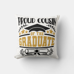 Coussin Fière Cousin Du Diplômé