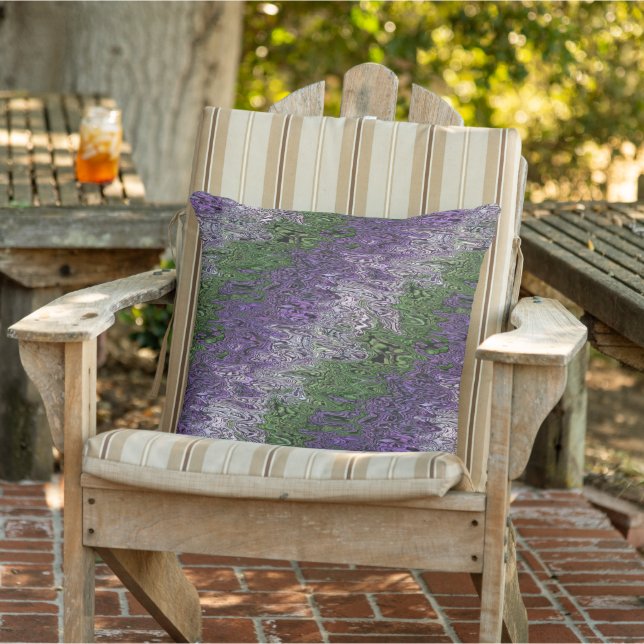 Coussin Fière de la funky trippy genderqueer grunge (Chaise)