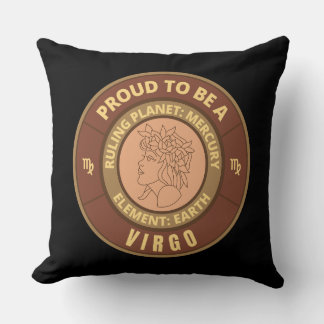 Coussin Fière d'être Vierge