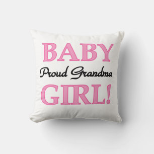 Coussin Fière grand-mère Baby Girl Cadfts