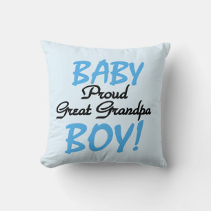 Coussin Fière Grand Papy Bébé Cadeaux Garçon