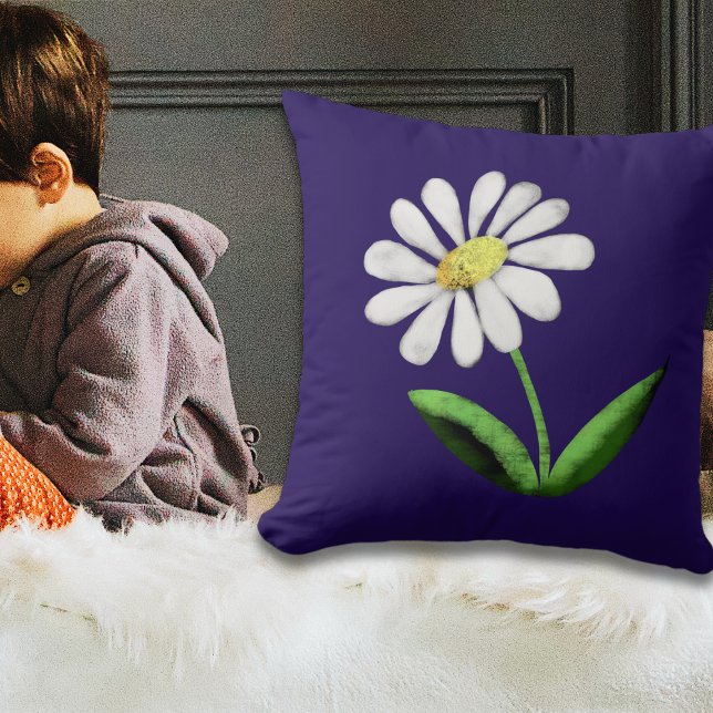 Coussin  Fière Marguerite (Créateur téléchargé)