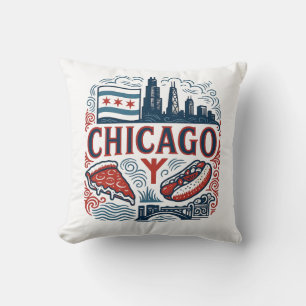 Coussin fierté de Chicago