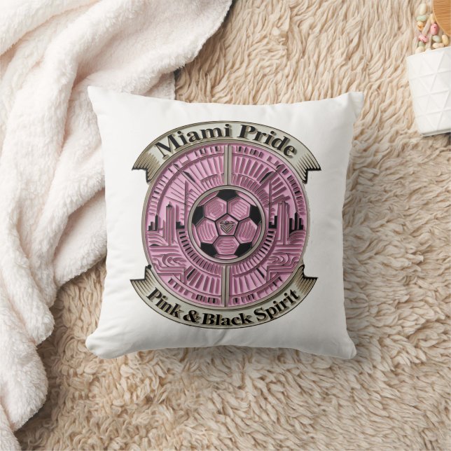 Coussin Fierté de Pitch Miami, Cadeau de Fierté de Champio (Couverture)