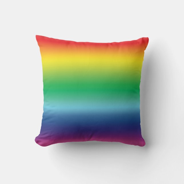 Coussin Fierté lgbtq lgbt arc-en-ciel couleurs drapeau gay (Recto)