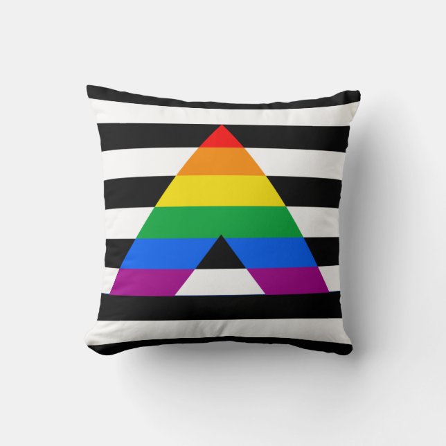 Coussin FIERTE STRAIGHT ALLY 2014 PRIDE.png (Recto)