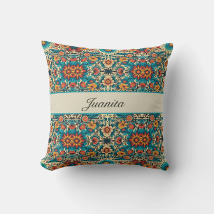 Coussin Fiesta Blooms, personnalisable