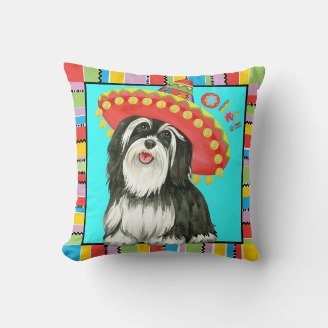 Coussin Fiesta Havanese (Recto)