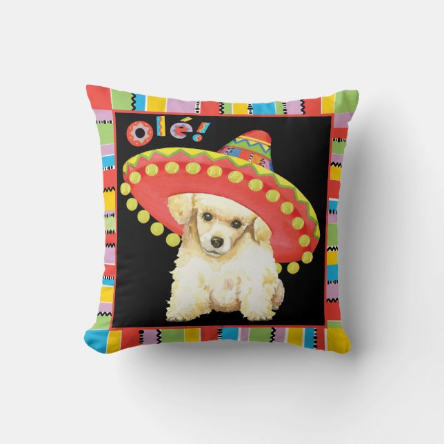 Coussin Fiesta Toy Poodle (Recto)