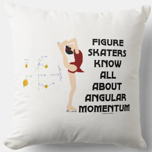 Coussin Figure Skaters Connaît Tout Sur L'Élan Angulaire